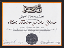 Jiří Votroubek - certifikát fittera